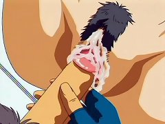 Mighty Rod Stretches Sweet Pussy Lips In Hardcore Anime
