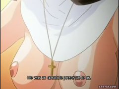 Anime Red-head's Cums As Vibrator Tickles Her Pussy